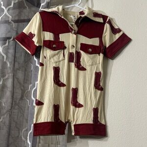 Kate Quinn short sleeve cowboy shortie size 18-24 months